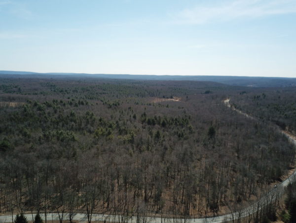 drone view of 63 plus acres of vacant land in new york city