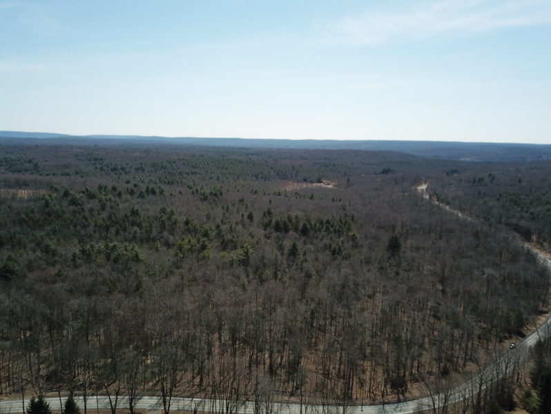 drone view of 63 plus acres of vacant land in new york city