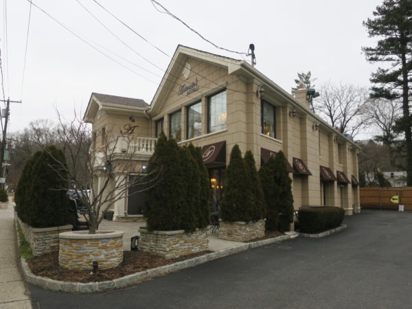 outside of turn-key restaurant for sale by maltz auctions in new york