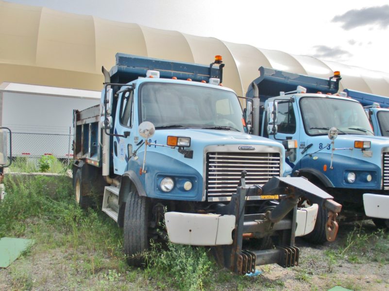heavy machinery trucks at lot for sale by maltz auctions in new york