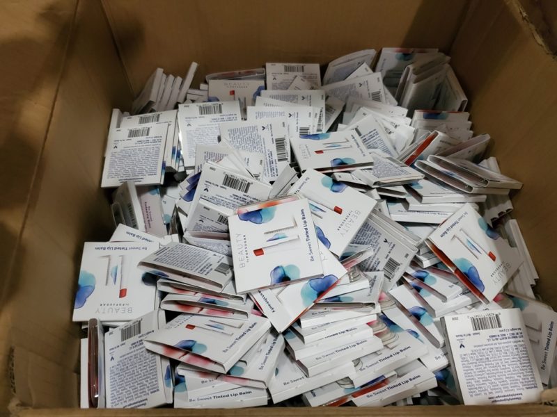 popsugar cosmetics in boxes for sale at maltz auctions