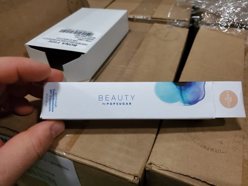 popsugar cosmetic in boxes for sale at maltz auctions