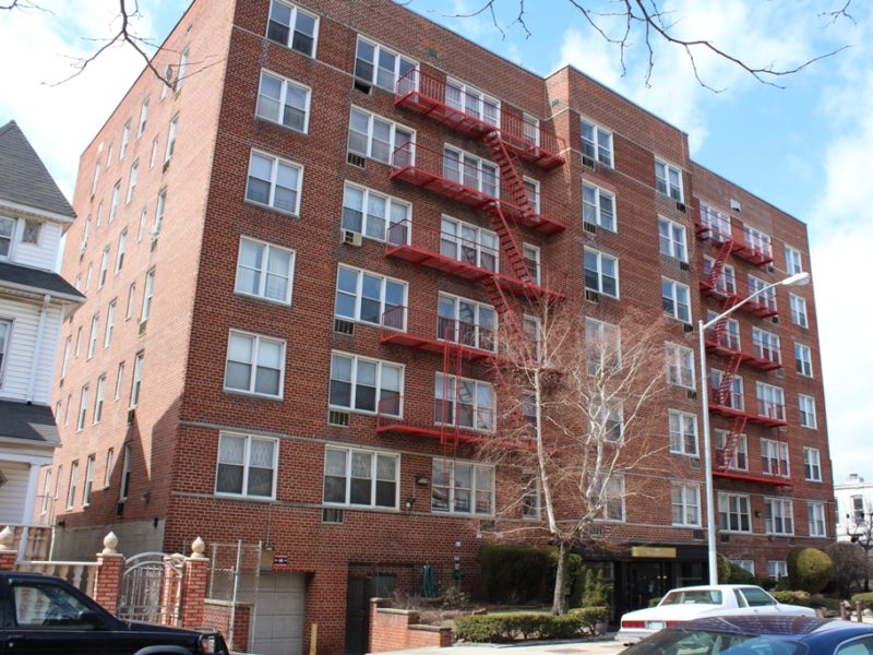 outside view of apartment up for auction at maltz auctions