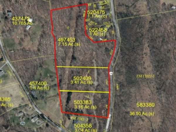 aerial of residential lot for sale at maltz auctions in new york