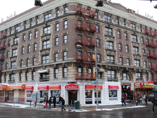 exterior of mixed use building for sale by maltz auctions