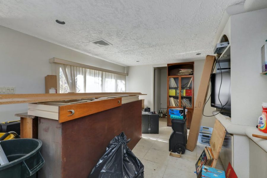 living area of home for sale at maltz auctions in new york