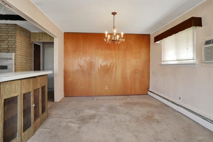 living area of home for sale at maltz auctions in new york