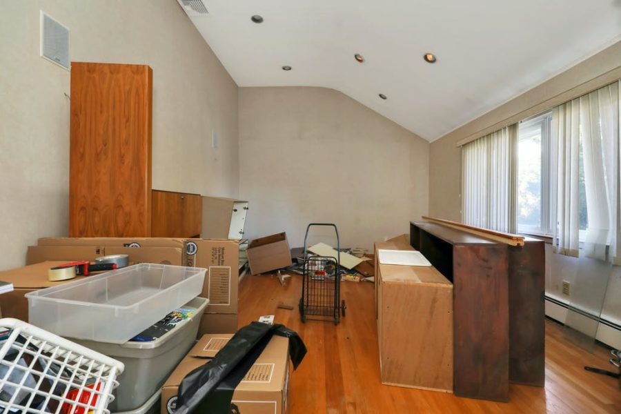 living room of home for sale at maltz auctions in new york