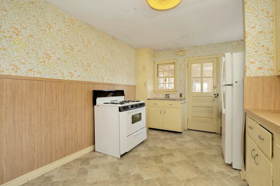 kitchen of home for sale at maltz auctions in new york
