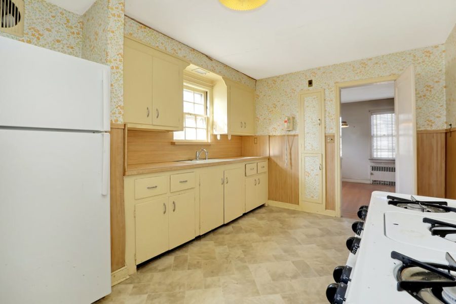 kitchen of home for sale at maltz auctions in new york