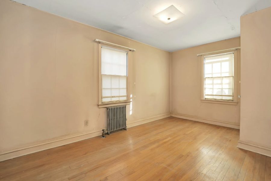 living area of home for sale at maltz auctions in new york