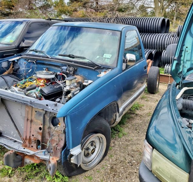 old blue car for sale at maltz auto auctions