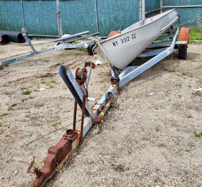 trailer with boat for sale at maltz auto auctions