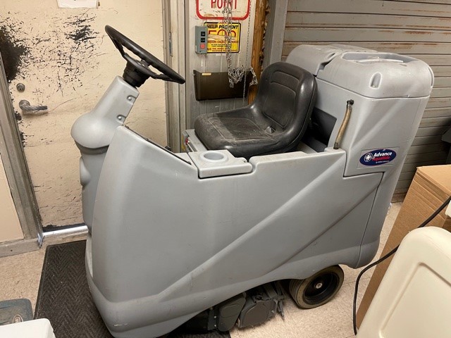 grey floor cleaner machine for sale at maltz auctions