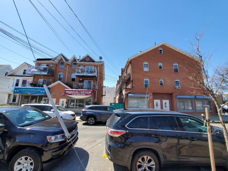 exterior of buildings for sale at maltz auctions in new york