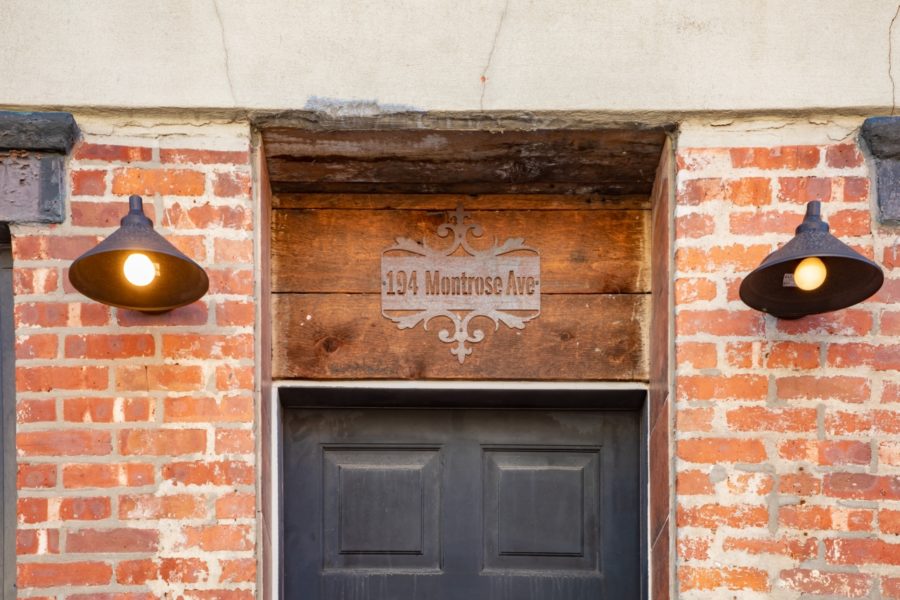 front of multi-family building up for auction at maltz auctions in new york