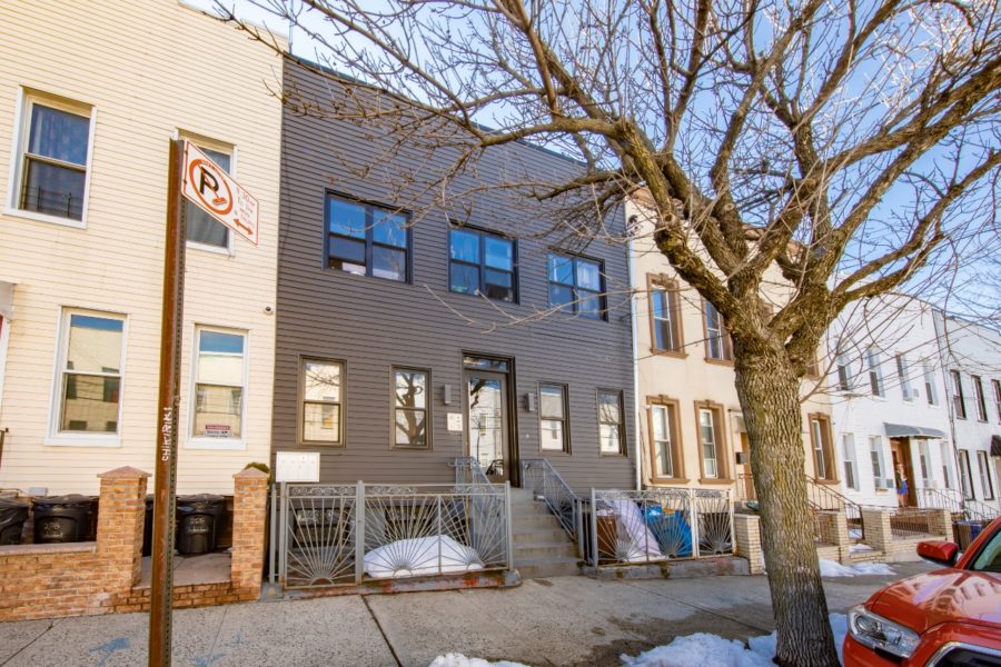 exterior of 2 multi-family buildings in new york