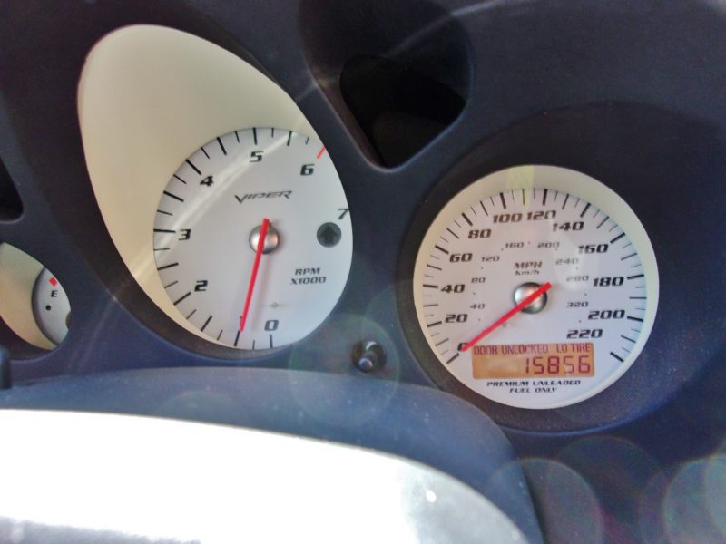 speedometer on silver viper for sale by maltz auto auctions
