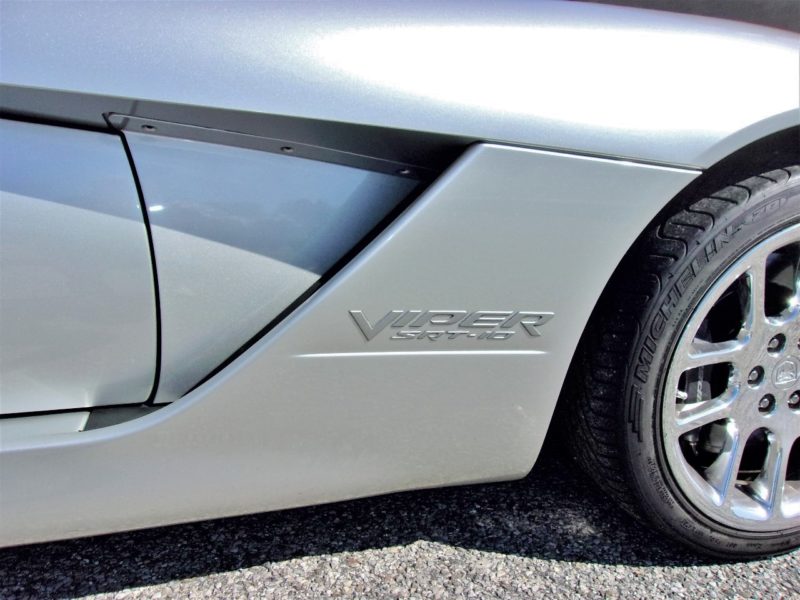 logo on silver viper convertible for sale by maltz auto auctions