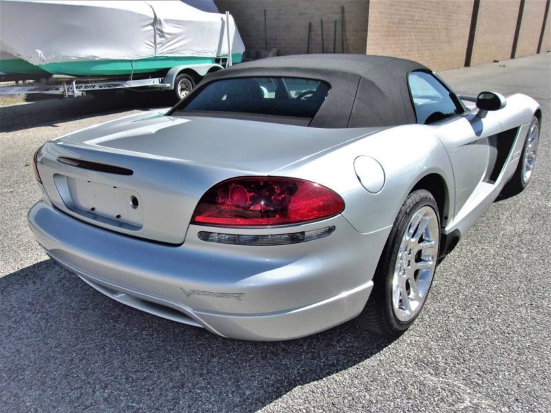 back of silver viper convertible for sale by maltz auto auctions