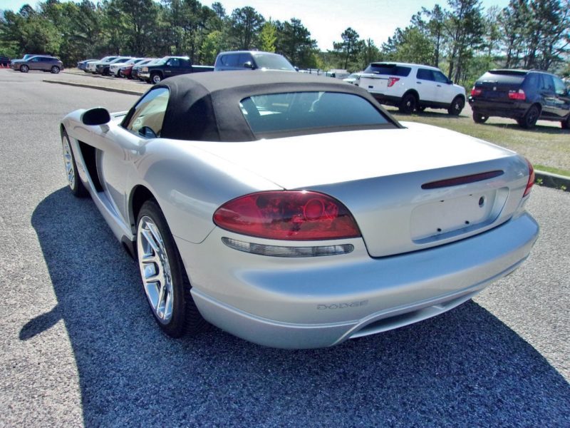 back of silver viper convertible for sale by maltz auto auctions