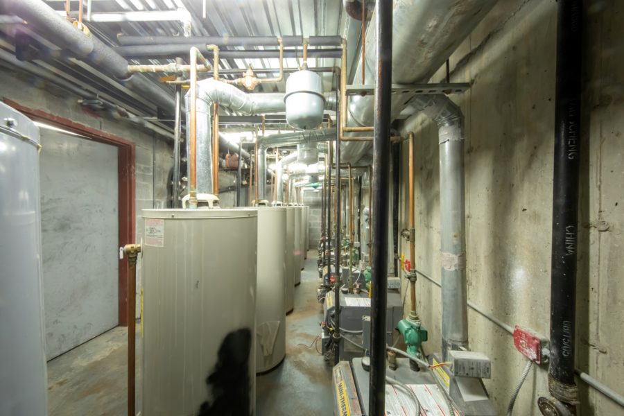 water heaters of 16 unit multifamily building for sale at maltz auctions