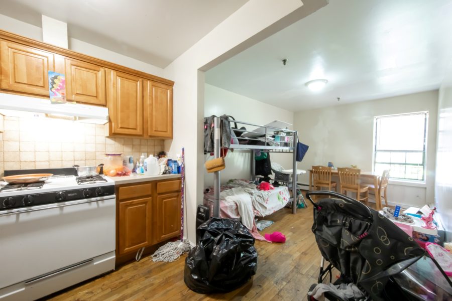 kitchen of 16 unit multifamily building for sale at maltz auctions