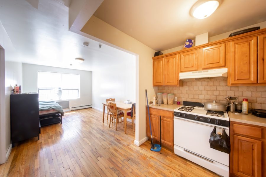 kitchen of 16 unit multifamily building for sale at maltz auctions