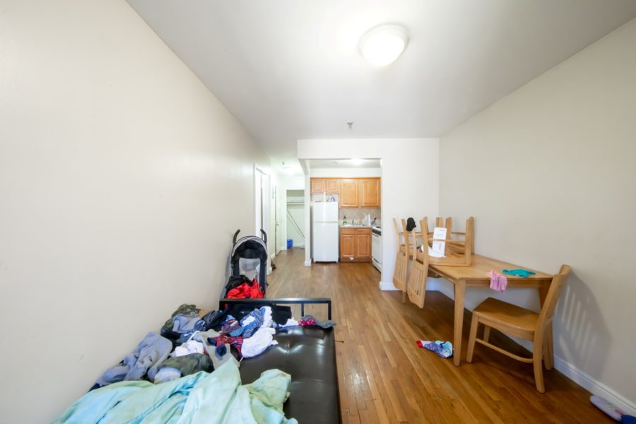 kitchen of 16-unit multifamily building for sale at maltz auctions in new york