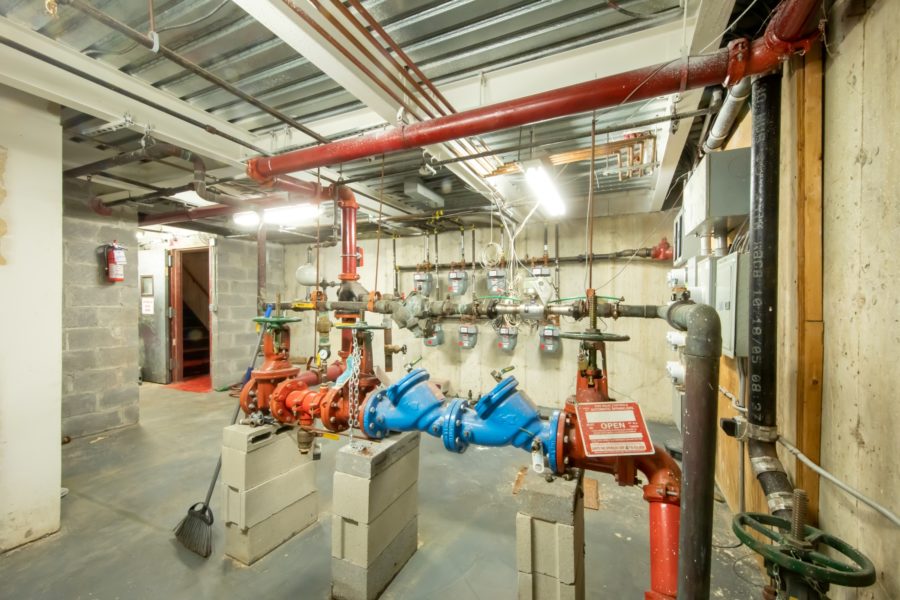 basement of 16-unit multifamily building for sale at maltz auctions in new york