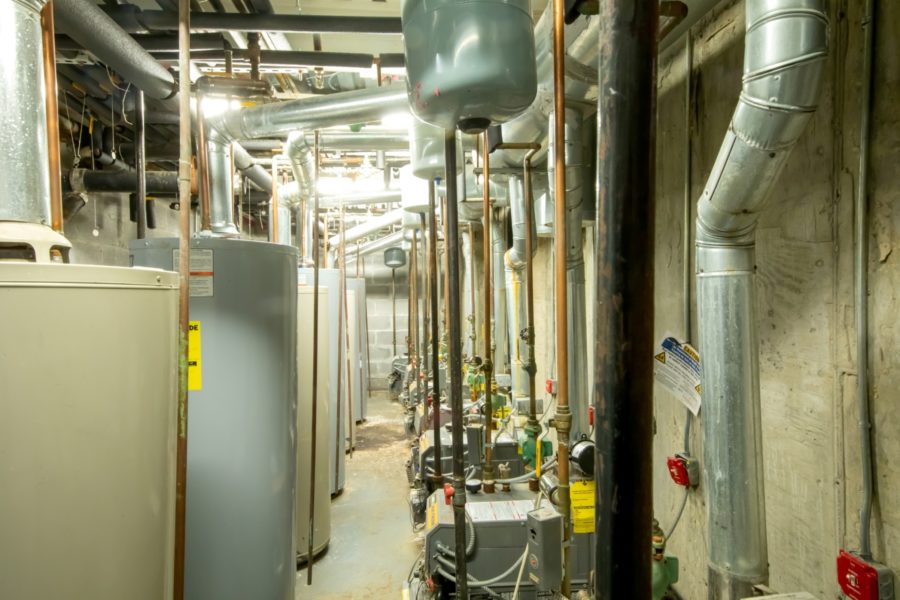 furnaces of 16 unit multi-family building for sale at maltz auctions