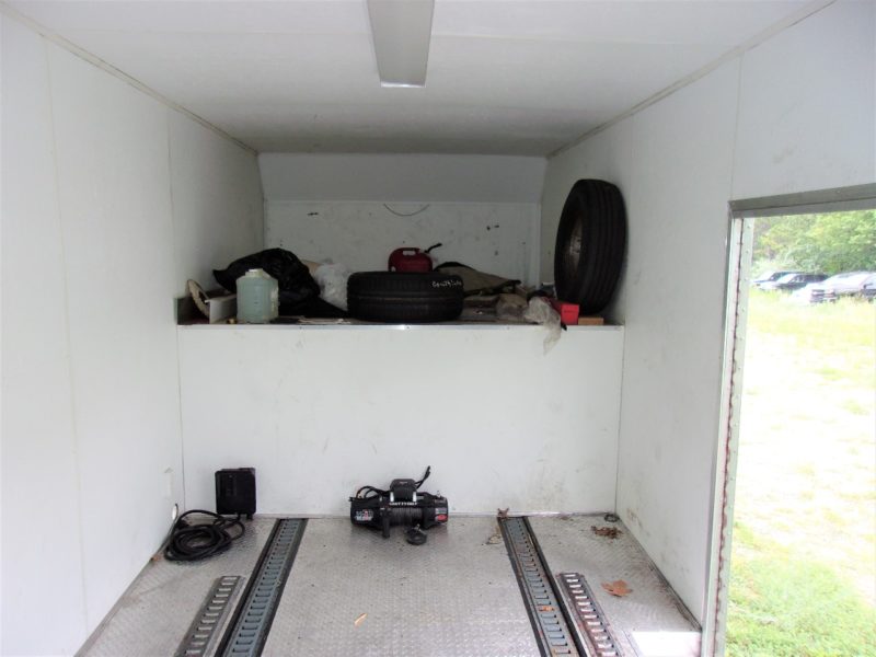 inside millennium trailer for sale at maltz auctions in new york city