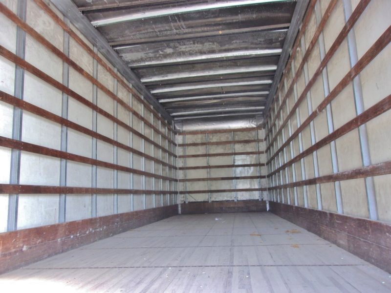 inside of truck for sale at maltz auctions in new york city