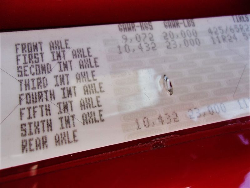 label on truck for sale at maltz auto auctions