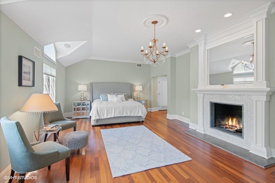 master bedroom of home on 2 acres of land for sale at maltz auctions