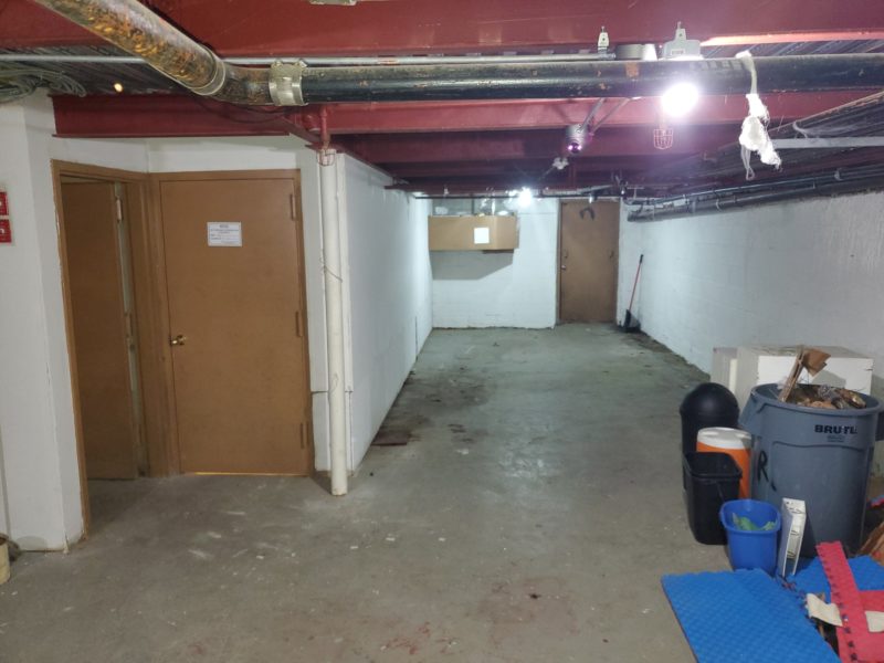 inside of 7,600 square foot renovated building at maltz auctions