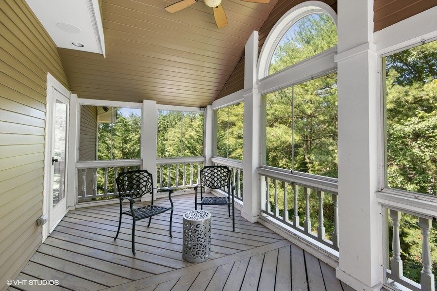 deck of 6 bedroom home on 2 acres of land for sale at auction