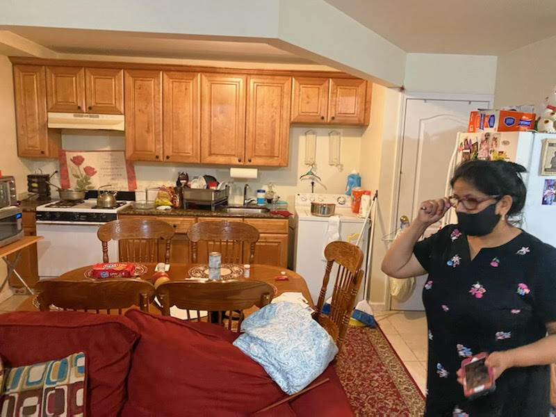 inside kitchen of 7,600 square foot renovated building for sale