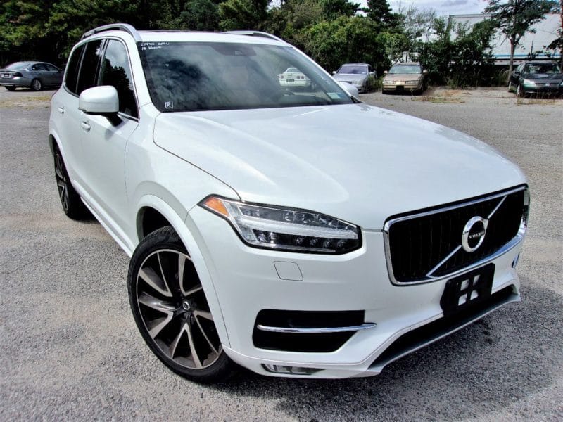 White Volvo automobile up for auction at Maltz Auctions in New York