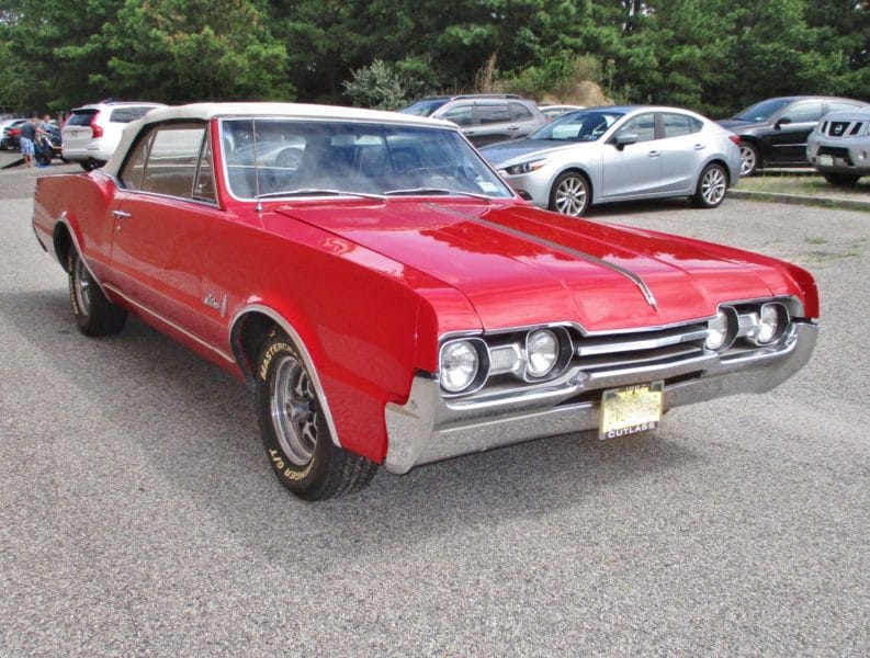 Angled Front View of Classic Car Up for Auction at Maltz Auctions in NYC