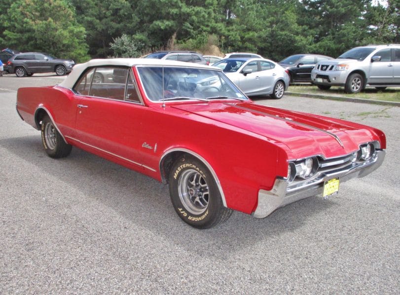 Right Side View of Front of Car Up for Auction at Maltz Auctions in New York