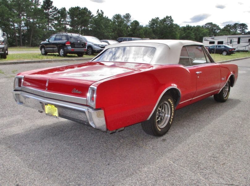Angled Back Right View of Automobile Up For Auction in New York Area at Maltz Auctions