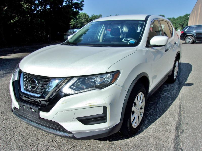 White Nissan automobile up for auction at Maltz Auctions in New York