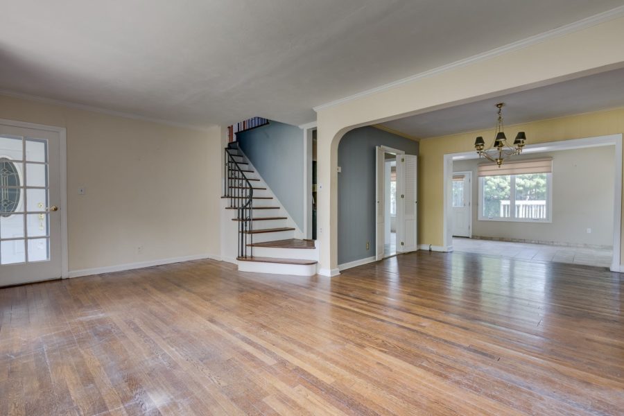 living room area of 4 bedroom home for sale at maltz auctions