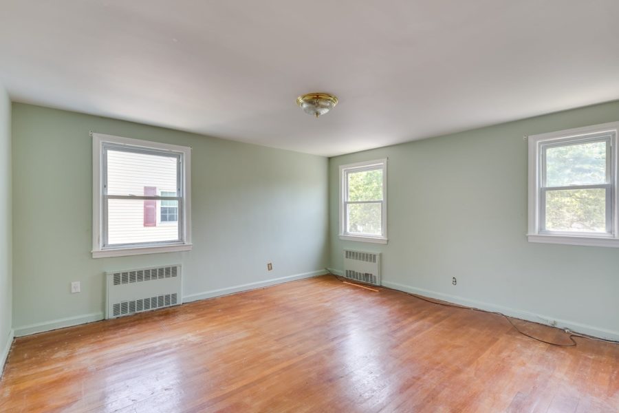 empty bedroom of 4 bedroom home for sale at maltz auctions
