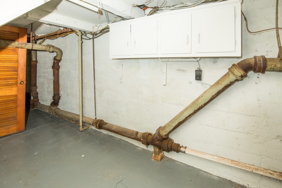 basement of 4 bedroom home for sale at maltz auctions in new york