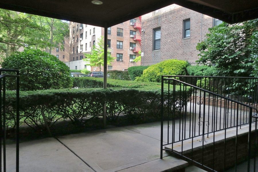 lower view of apartment complex in New York City