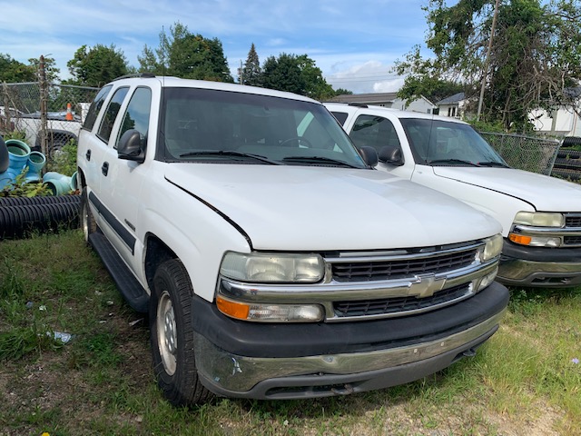 White Ford truck up for automobile auction at Maltz Auctions