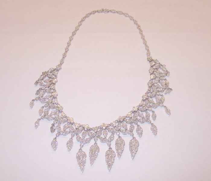 diamond necklace for sale at maltz auctions in new york city