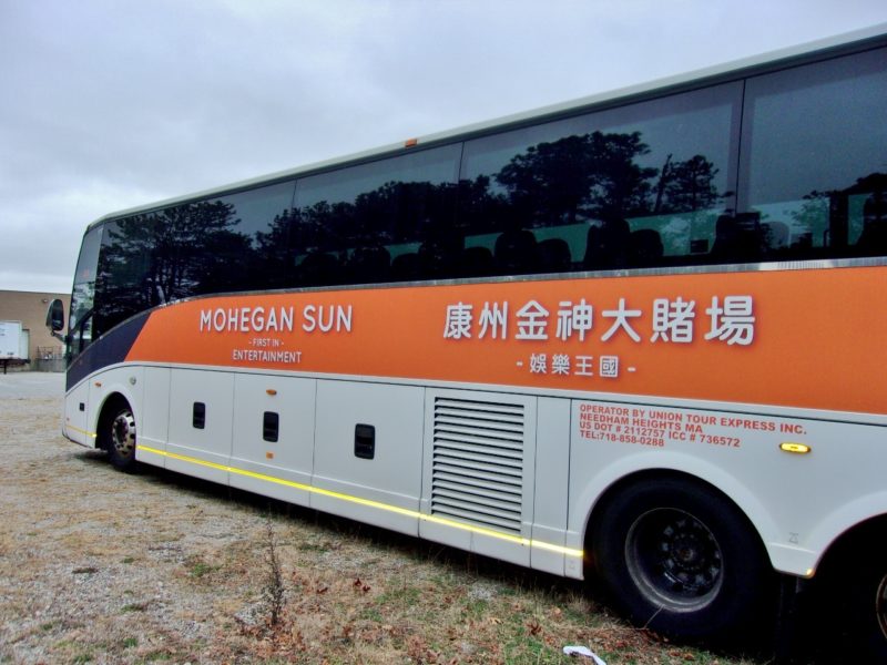 angled side of 2011 van hool touring bus vehicle for sale at maltz auto auction